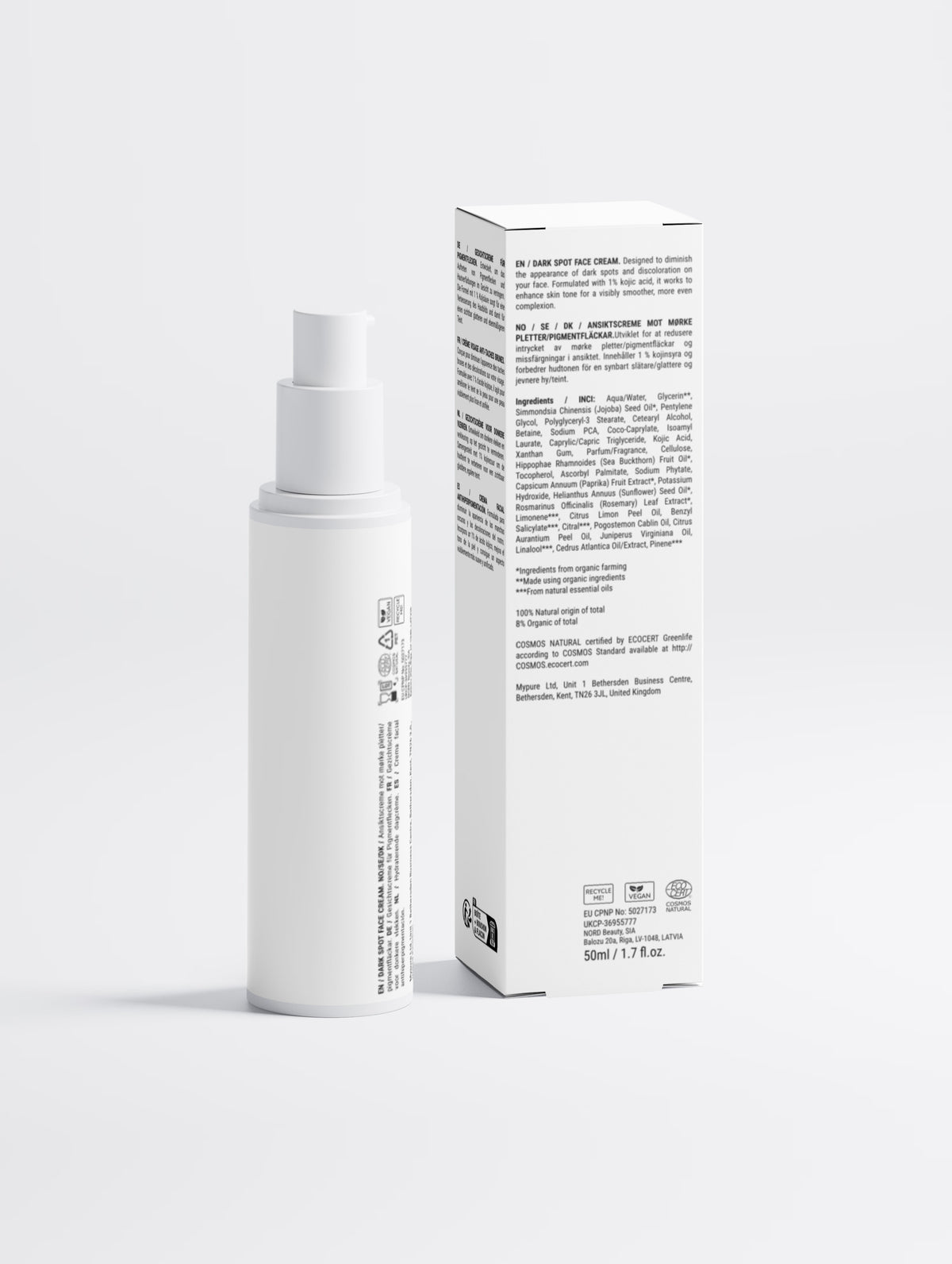Crema viso antimacchie all’acido cogico