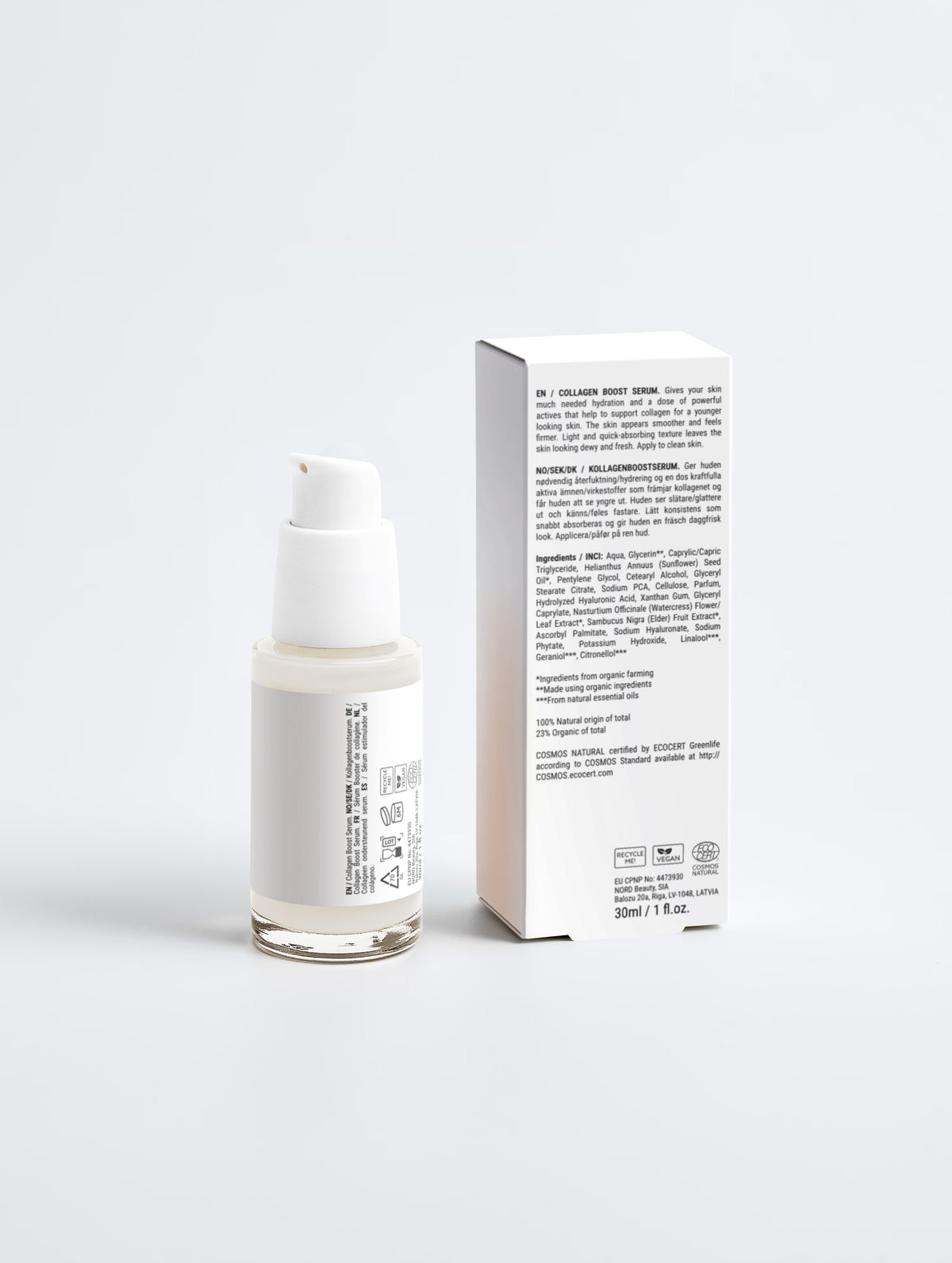 Siero viso idratante Collagen Boost