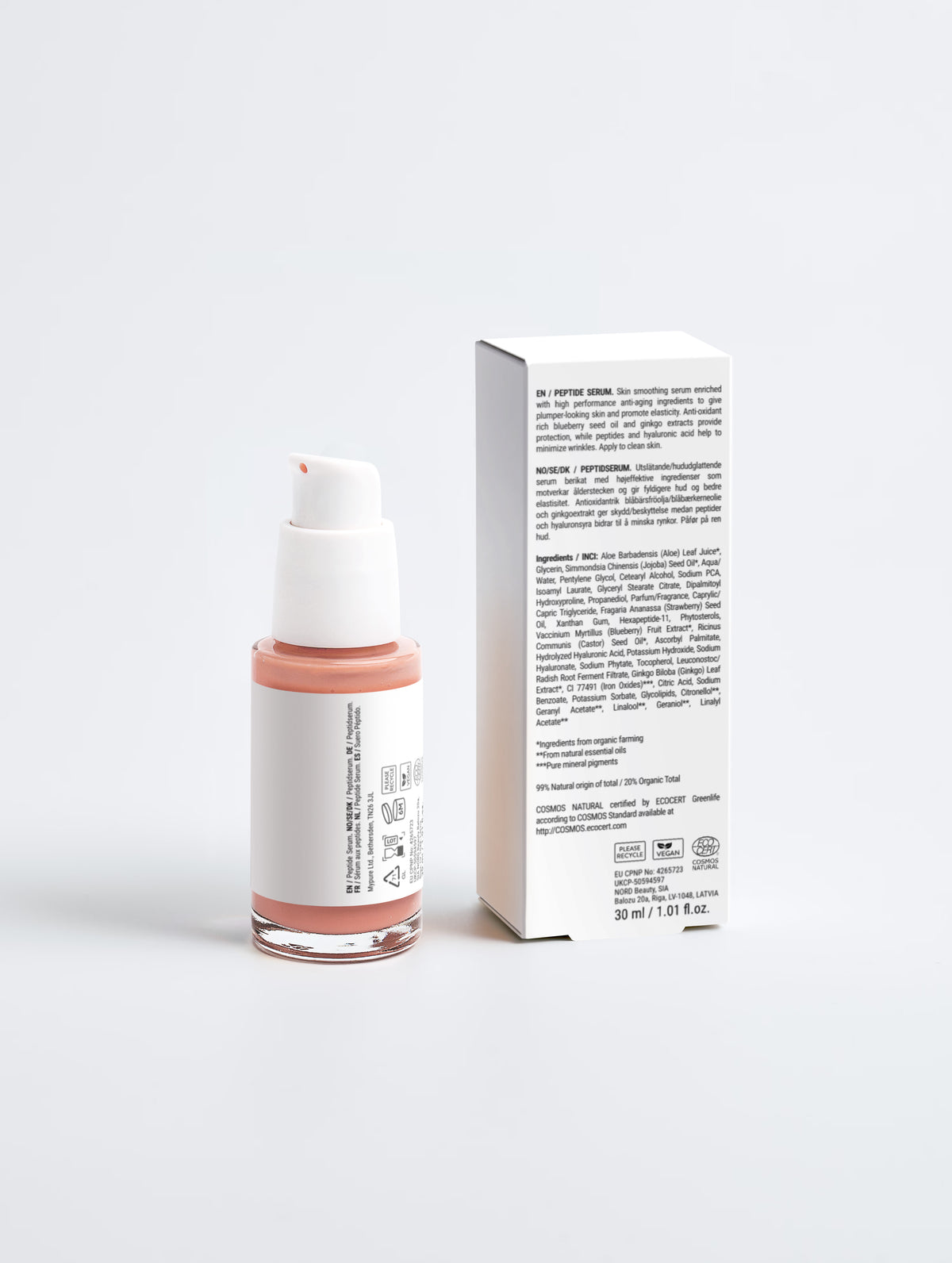 Siero viso antietà ai peptidi - 30 ml