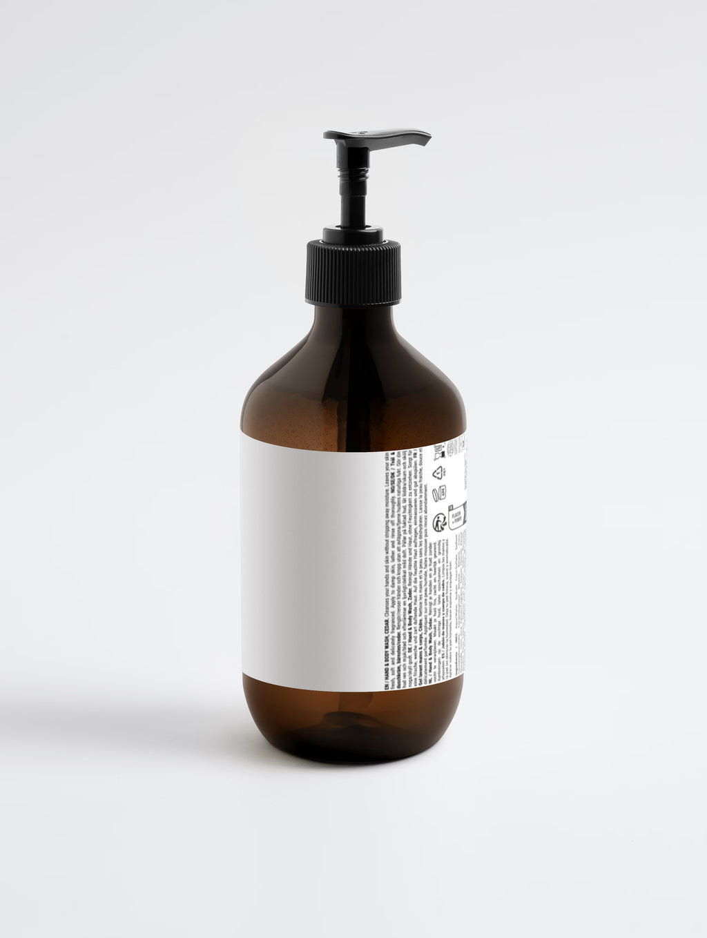 Detergente mani e corpo - Menta e cedro - Flacone ambrato