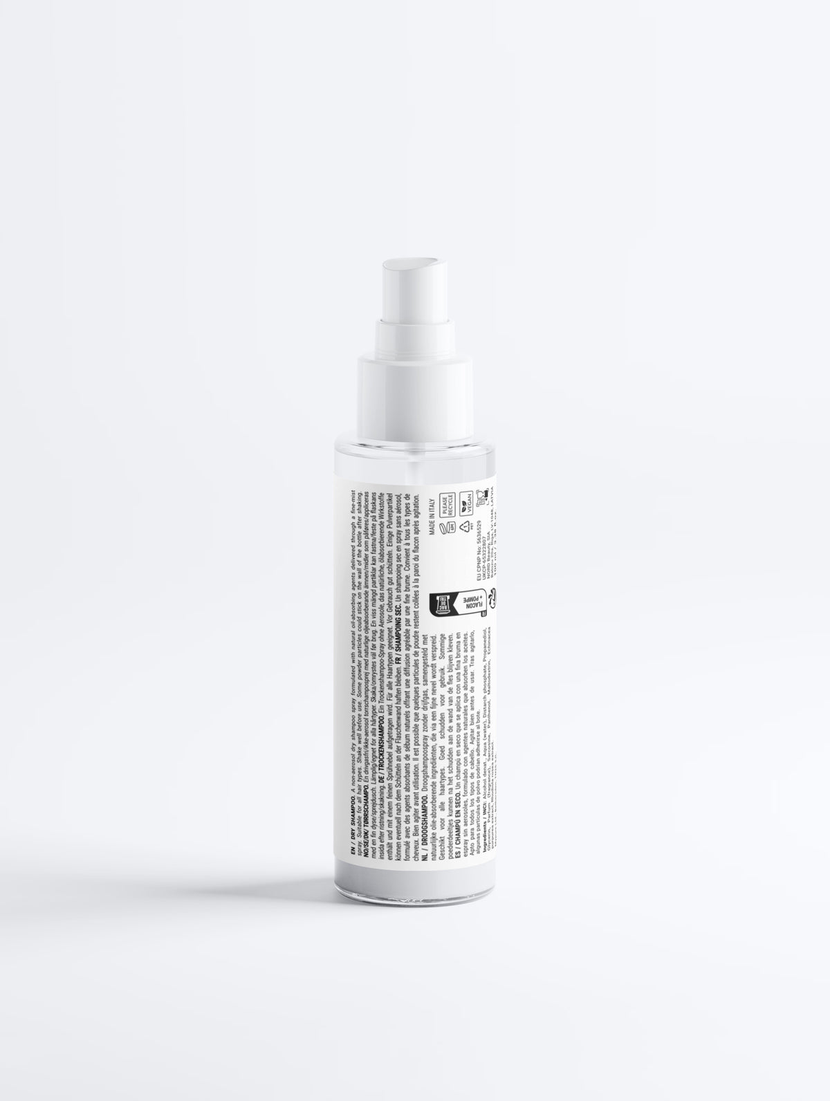 Shampoo secco spray