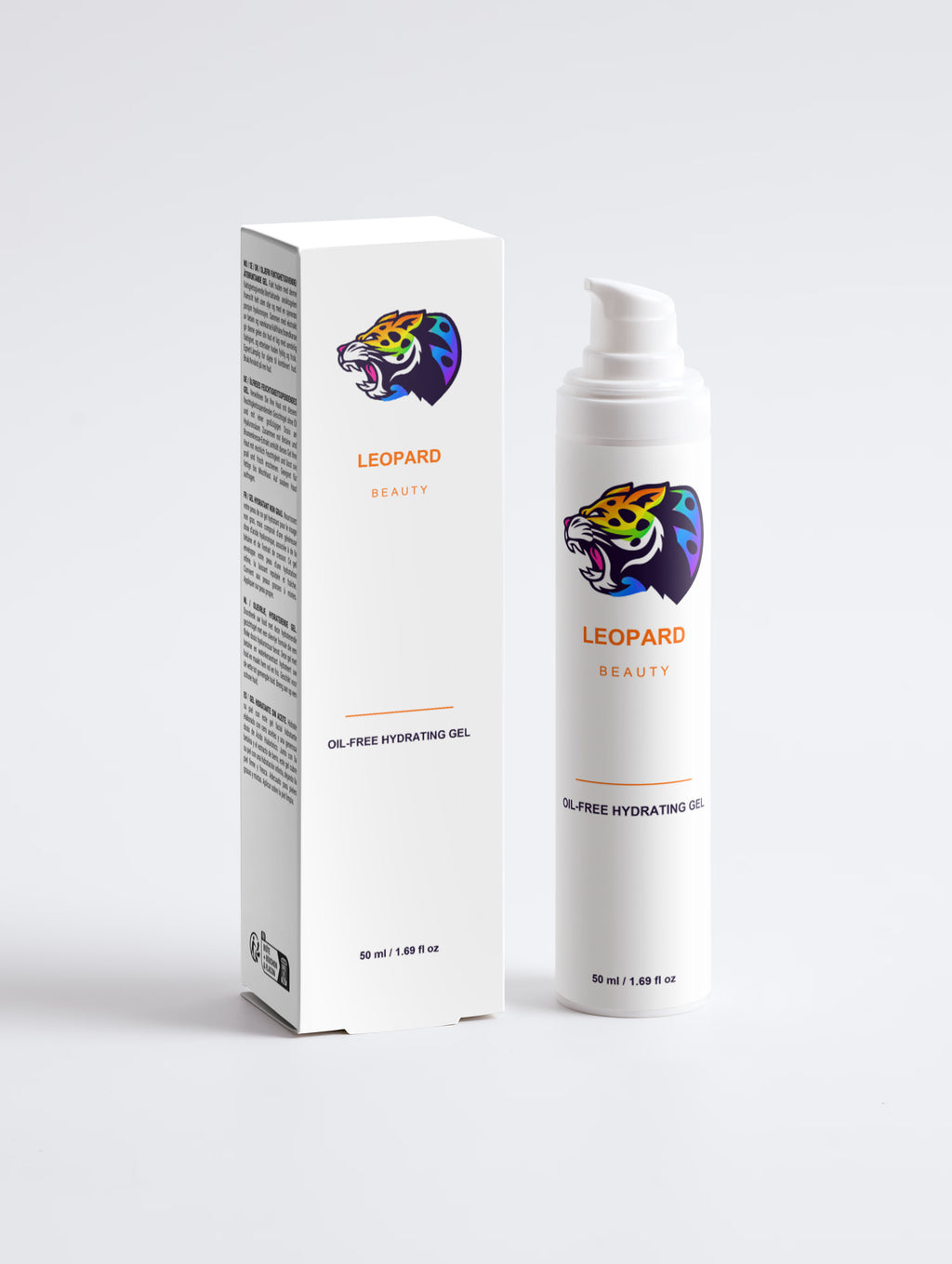 Gel viso idratante senza oli - Erogatore bianco