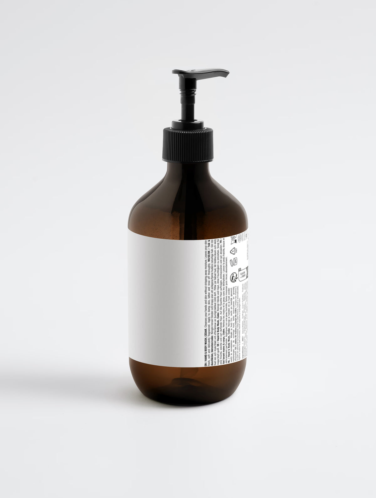 Detergente mani e corpo - Menta e cedro - Flacone ambrato