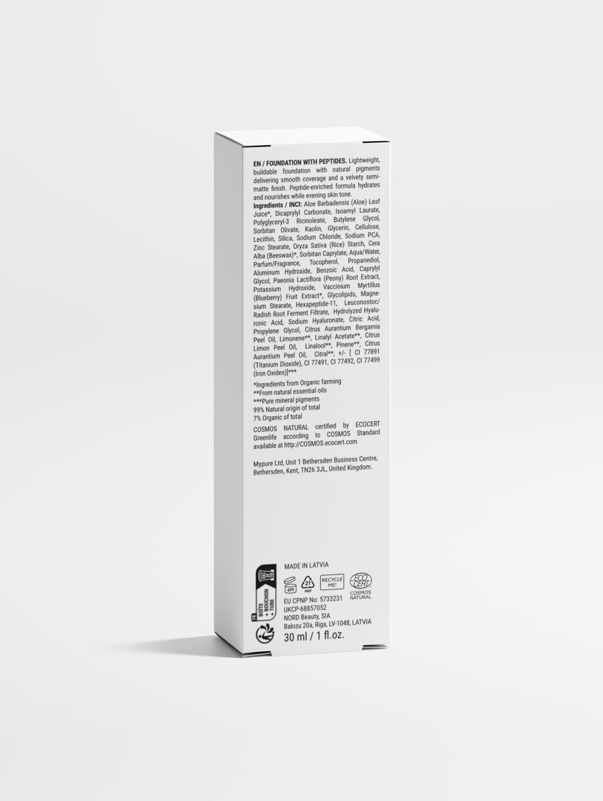 Fondotinta ai peptidi - 50 Deep Cool