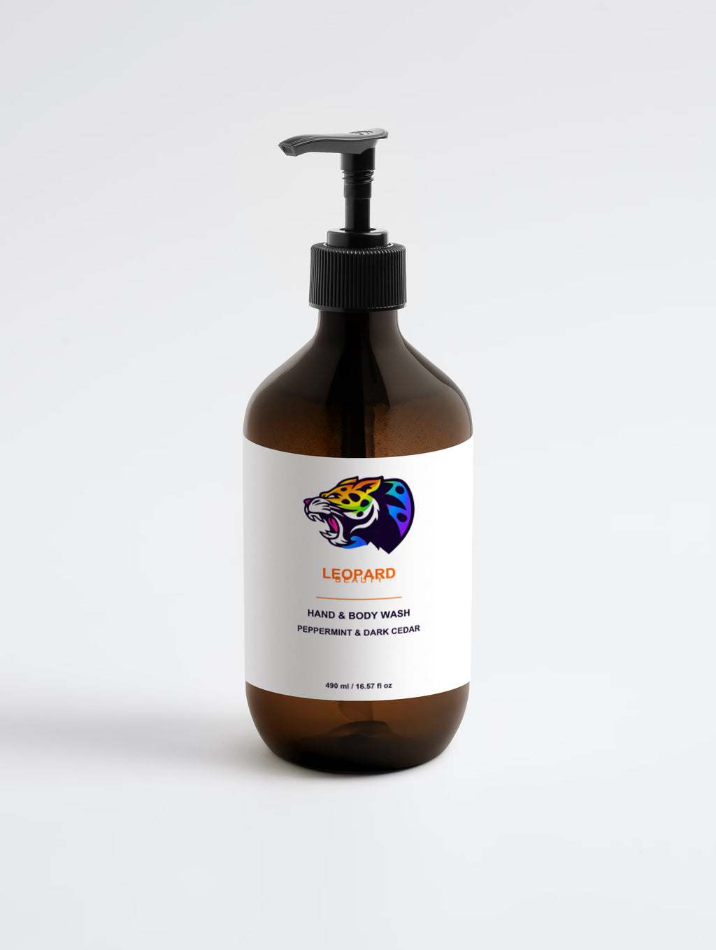 Detergente mani e corpo - Menta e cedro - Flacone ambrato