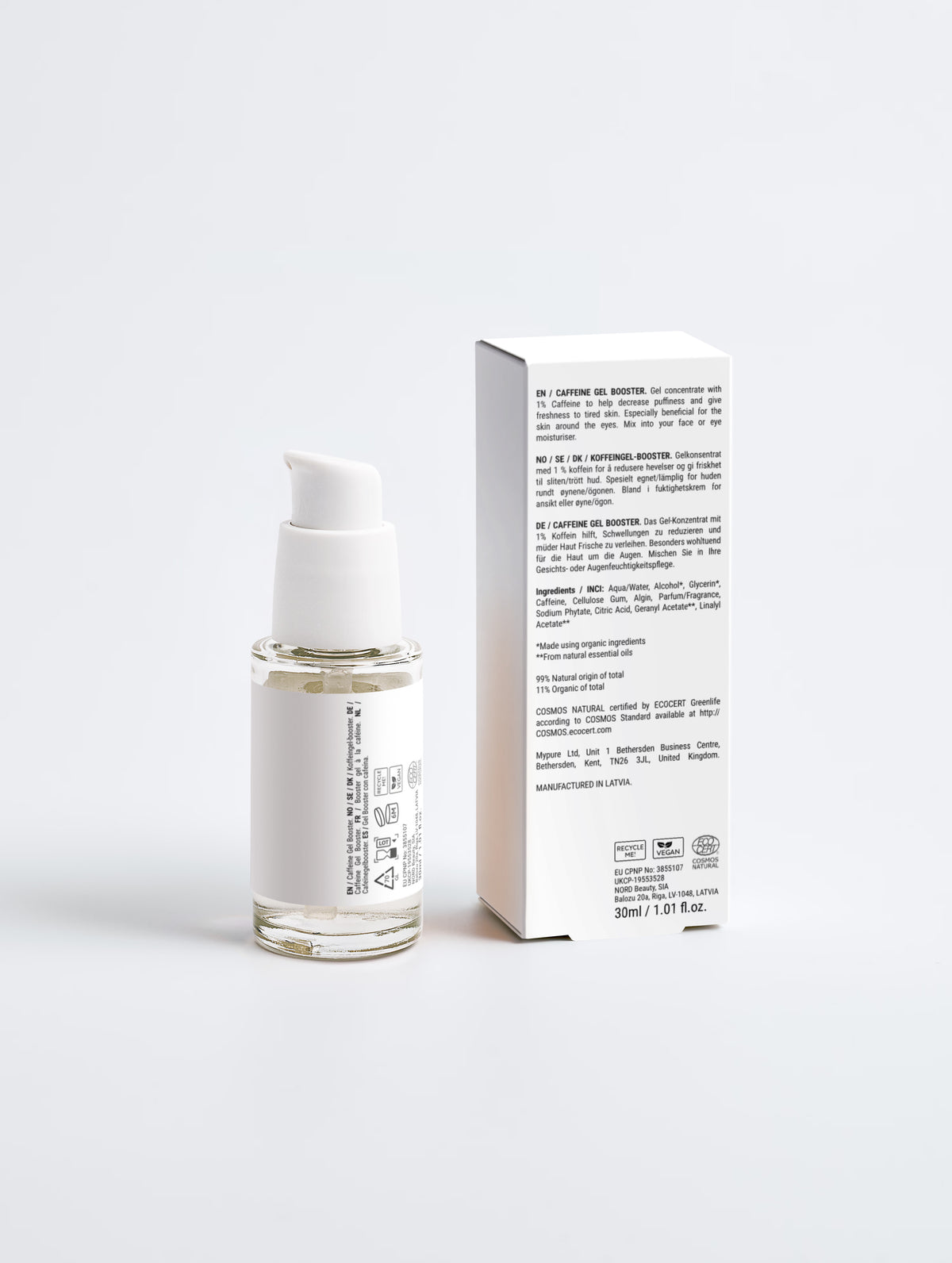 Booster in gel alla caffeina 1% - 30 ml